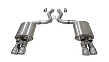 Cargar imagen en el visor de la galería, Corsa 2018-2023 Ford Mustang GT Fastback 5.0L 3in Sport Axle-Back Exhaust w/ 4in Polished Tips