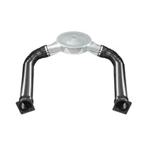 Cargar imagen en el visor de la galería, Spectre Air Box Kit 14in. / Dual 120 Degree Inlets - Chrome w/Black Ducts