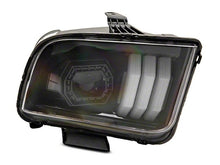 Cargar imagen en el visor de la galería, Raxiom 05-09 Ford Mustang w/ Halogen Prjctor Headlights- Black Housing (Clear Lens) (No GT500 )