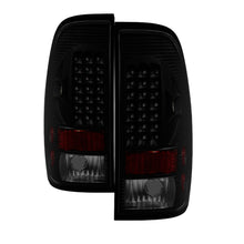 Cargar imagen en el visor de la galería, Xtune Ford F250/350/450/550 Super Duty 99-07 LED Tail Lights Black Smoke ALT-ON-FF15097-LED-BSM