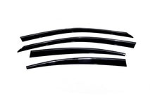 Cargar imagen en el visor de la galería, AVS 07-11 Lexus ES350 Ventvisor Low Profile Deflectors 4pc - Smoke w/Chrome Trim