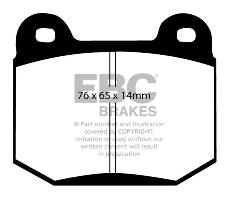 EBC 03-04 Infiniti G35 3.5 (Manual) (Brembo) Orangestuff Rear Brake Pads