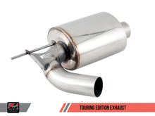 Cargar imagen en el visor de la galería, AWE Tuning BMW F3X 340i Touring Edition Axle-Back Exhaust - Chrome Silver Tips (102mm)