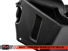 Cargar imagen en el visor de la galería, AWE Tuning Audi B9/B9.5 S4/S5/RS5 3.0T Carbon Fiber AirGate Intake w/ Lid
