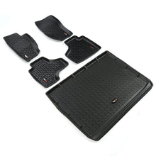 Load image into Gallery viewer, Rugged Ridge Floor Liner Front/Rear/Cargo Black 2008-2014 Jeep Liberty KK