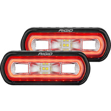 Cargar imagen en el visor de la galería, Rigid Industries SR-L Series Surface Mount LED Spreader Pair w/ Red Halo - Universal