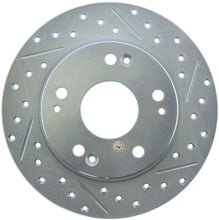 Cargar imagen en el visor de la galería, StopTech Select Sport Drilled &amp; Slotted Rotor - Rear Left