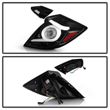 Cargar imagen en el visor de la galería, Spyder 16-19 Honda Civic 5 Door Hatchback Light Bar LED Tail Lights - Black Chrome(ALT-YD-HC16HB-BC)