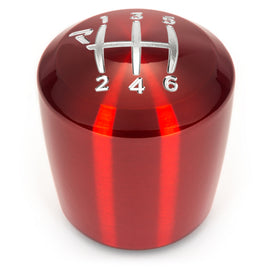 Raceseng Ashiko Big Bore Shift Knob (Gate 1 Engraving) Ford Mustang/Focus Adapter - Red Translucent