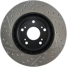 Cargar imagen en el visor de la galería, StopTech 02-06 Acura RSX Type S / 06-09 Honda Civic Si Slotted &amp; Drilled Left Front Rotor