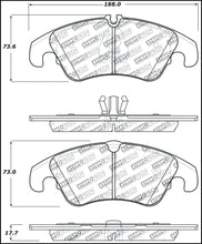 Cargar imagen en el visor de la galería, StopTech Performance 08-10 Audi A5 / 10 S4 / 09-10 Audi A4 (except Quattro) Front Brake Pads