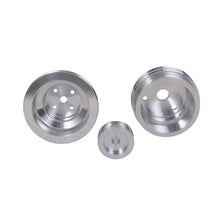 Cargar imagen en el visor de la galería, BBK 85-97 GM Truck 305 350 Underdrive Pulley Kit - Lightweight CNC Billet Aluminum (3pc)