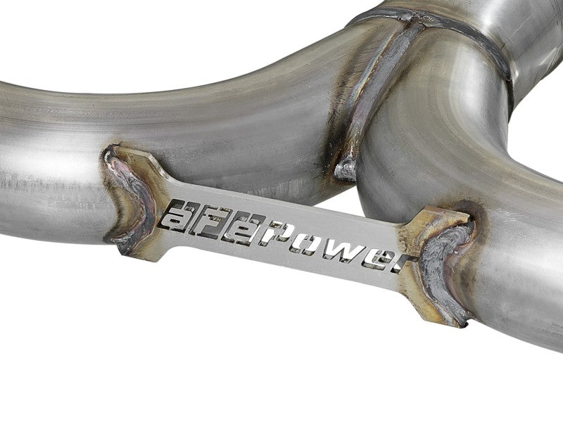 aFe Takeda 2-1/2in 304 SS Axle-Back Exhaust w/ Black Tip 14-18 Mazda 3 L4 2.0L/2.5L