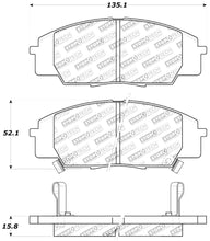 Cargar imagen en el visor de la galería, StopTech Performance 00-09 S2000/06+ Civic Si/02-06 RSX-S (non base) Front Brake Pads