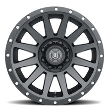 Cargar imagen en el visor de la galería, ICON Compression 20x10 8x6.5 -19mm Offset 4.75in BS 121.4mm Bore Satin Black Wheel