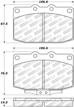 Load image into Gallery viewer, StopTech Street Touring 89-95 Mazda RX7 Front Brake Pads