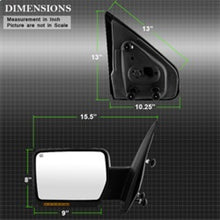 Cargar imagen en el visor de la galería, Xtune Ford F150 07-14 Power Heated Amber LED Signal OE Mirror Left MIR-03349EH-P-L