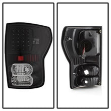 Cargar imagen en el visor de la galería, Xtune Toyota Tundra 07-13 LED Tail Lights Black ALT-ON-TTU07-LED-BK