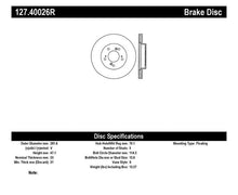 Cargar imagen en el visor de la galería, StopTech 97-01 Acura Integra Type R / 97-01 Honda CR-V Slotted &amp; Drilled Right Front Rotor