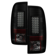 Cargar imagen en el visor de la galería, Spyder 08-16 Ford Super Duty LED Tail Lights Black Smoke ALT-YD-FS07-LED-BSM