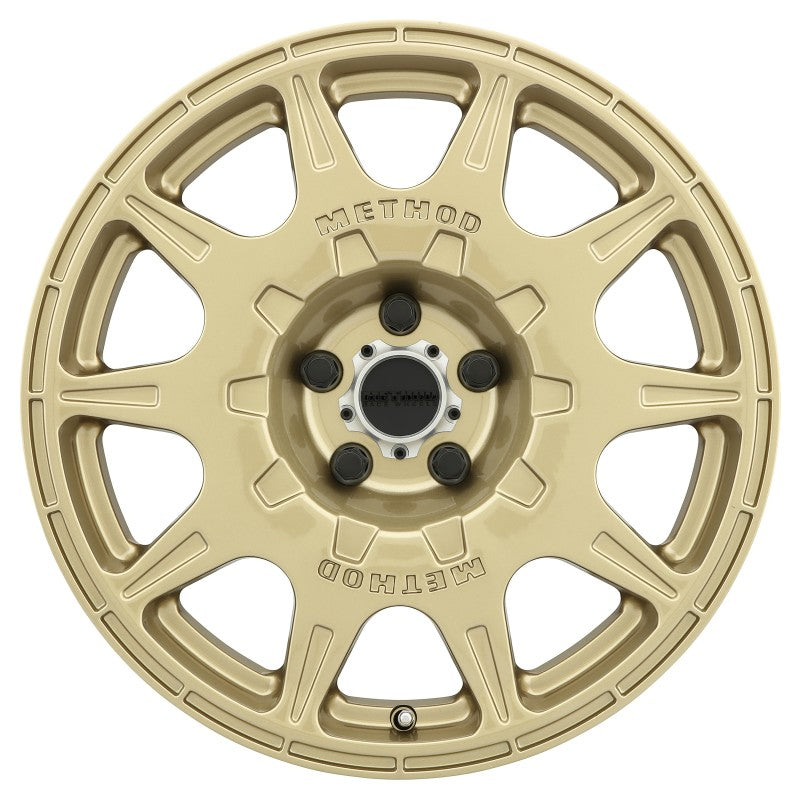 Method MR502 RALLY 17x8 +38mm Offset 5x4.5 67.1mm CB Gold Wheel