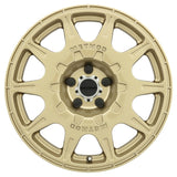 Method MR502 RALLY 17x8 +38mm Offset 5x4.5 67.1mm CB Gold Wheel