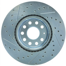 Cargar imagen en el visor de la galería, StopTech Select Sport 06-17 Volkswagen Jetta Slotted &amp; Drilled Front Left Rotor