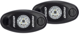 Rigid Industries A-Series Light - Black - Low Strength - Blue - Set of 2