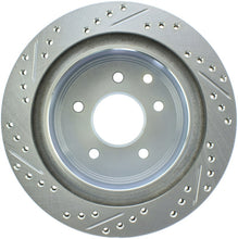 Cargar imagen en el visor de la galería, StopTech Select Sport Nissan Slotted and Drilled Left Rear Rotor