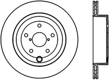 Cargar imagen en el visor de la galería, Stoptech 08-10 Subaru Impreza WRX STi Rear Premium High-Carbon CRYO Rotor