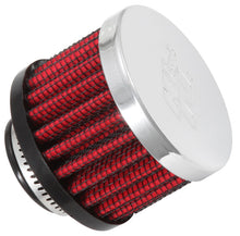 Cargar imagen en el visor de la galería, K&amp;N 3/4 inch ID 2 inch OD 1.5 inch H Clamp On Crankcase Vent Filter