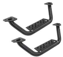 Cargar imagen en el visor de la galería, Go Rhino Dominator Extreme D6 SideSteps - Tex Blk - 4in Drop Down Steps (Pair)