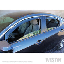 Cargar imagen en el visor de la galería, Westin 2016-2018 Honda Civic Sedan Wade In-Channel Wind Deflector 4pc - Smoke