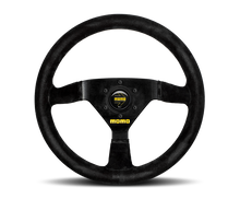 Cargar imagen en el visor de la galería, Momo MOD69 Steering Wheel 350 mm -  Black Suede/Black Spokes