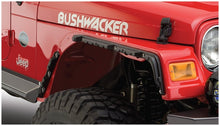 Cargar imagen en el visor de la galería, Bushwacker 97-06 Jeep Wrangler Flat Style Flares 4pc - Black