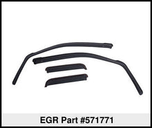 Cargar imagen en el visor de la galería, EGR 14+ Chev Silverado/GMC Sierra Crw Cab In-Channel Window Visors - Set of 4 (571771)