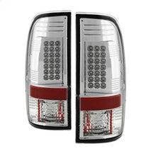 Cargar imagen en el visor de la galería, Spyder Ford Super Duty 08-15 LED Tail Lights Chrome ALT-YD-FS07-LED-C