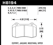 Cargar imagen en el visor de la galería, Hawk 2010 Camaro SS HPS Street Rear Brake Pads