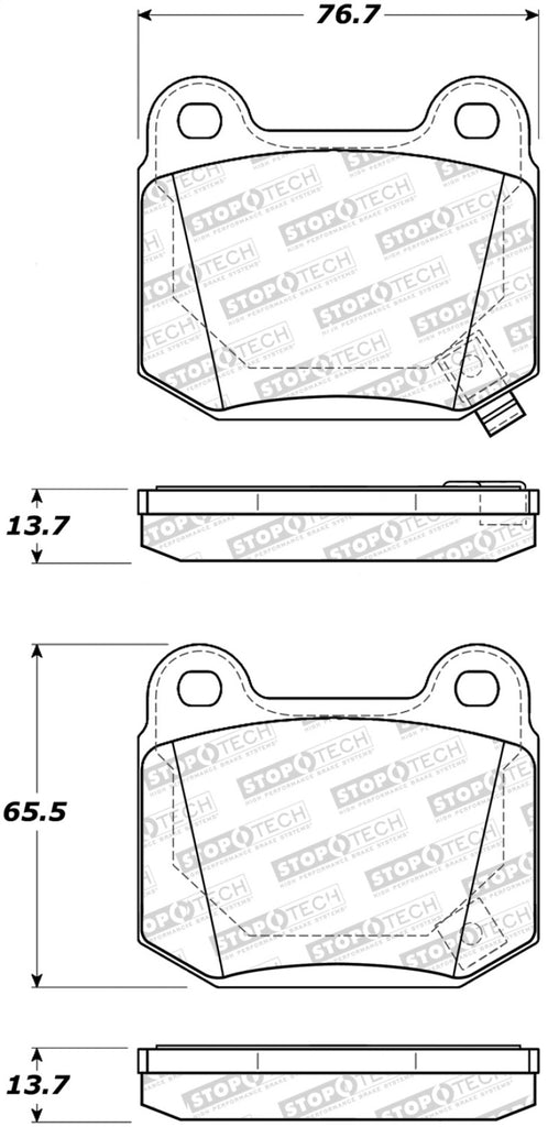 StopTech Street Brake Pads