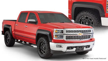 Cargar imagen en el visor de la galería, Bushwacker 15-18 Chevy Silverado 2500 HD Fleetside Extend-A-Fender Style Flares 4pc - Black