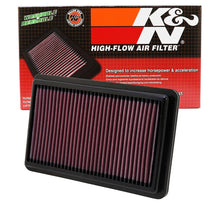 Cargar imagen en el visor de la galería, K&amp;N Replacement Air Filter 10.188in O/S Length x 6.375in O/S Width x 1.063in H for 12 Honda Civic Si