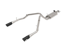 Cargar imagen en el visor de la galería, aFe Gemini XV 3in 304 SS Cat-Back Exhaust 19-21 Ram 1500 V8 5.7L Hemi w/ Black Tips