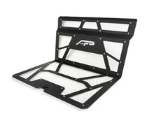 Cargar imagen en el visor de la galería, Agency Power 14-18 Polaris RZR XP 1000/XP Turbo Vented Engine Cover - Matte Black/Raw Alum. Mesh