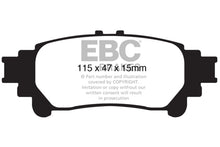 Cargar imagen en el visor de la galería, EBC 10+ Lexus RX350 3.5 (Japan) Greenstuff Rear Brake Pads