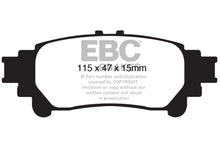 Cargar imagen en el visor de la galería, EBC 10+ Lexus RX350 3.5 (Japan) Extra Duty Rear Brake Pads