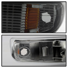 Cargar imagen en el visor de la galería, Xtune Chevy Tahoe 00-06 Amber Crystal Headlights w/ Bumper Lights Smoke HD-JH-CSIL99-SET-AM-SM