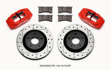 Cargar imagen en el visor de la galería, Wilwood SLC56 Front Caliper &amp; Rotor Kit Red Corvette All C5 / Base C6 1997-2013