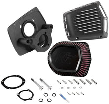 Cargar imagen en el visor de la galería, K&amp;N Street Metal Intake System for 01-16 Harley Davidson Softail/Dyna - Shaker Black