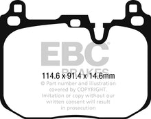 Cargar imagen en el visor de la galería, EBC 2015+ Mini Cooper John Cooper Works Redstuff Front Brake Pads