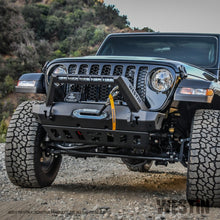 Cargar imagen en el visor de la galería, Westin 18-19 Jeep Wrangler JL Stubby Front Bumper - Textured Black